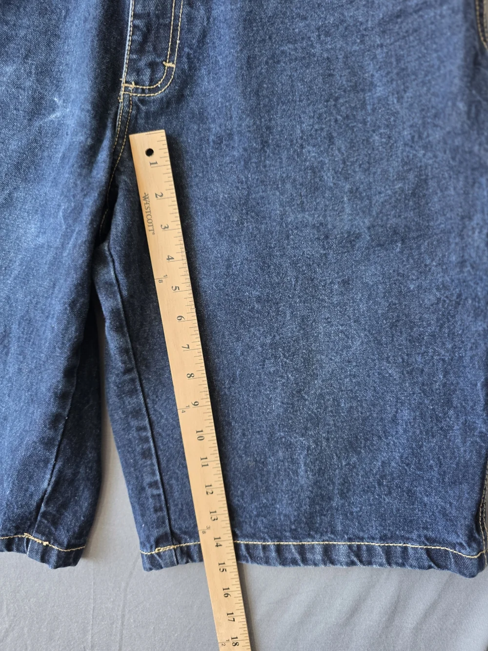 Southpole Authentic Collection Denim Carpenter Jorts Shorts Men’s 36 Baggy Y2K